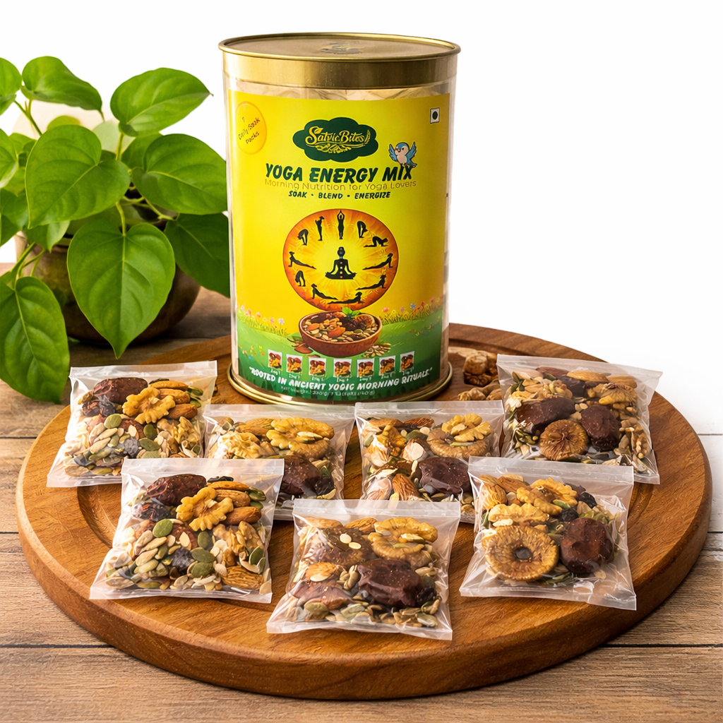 SatvicBites Yoga Energy Mix - Pack of 7 Pouch