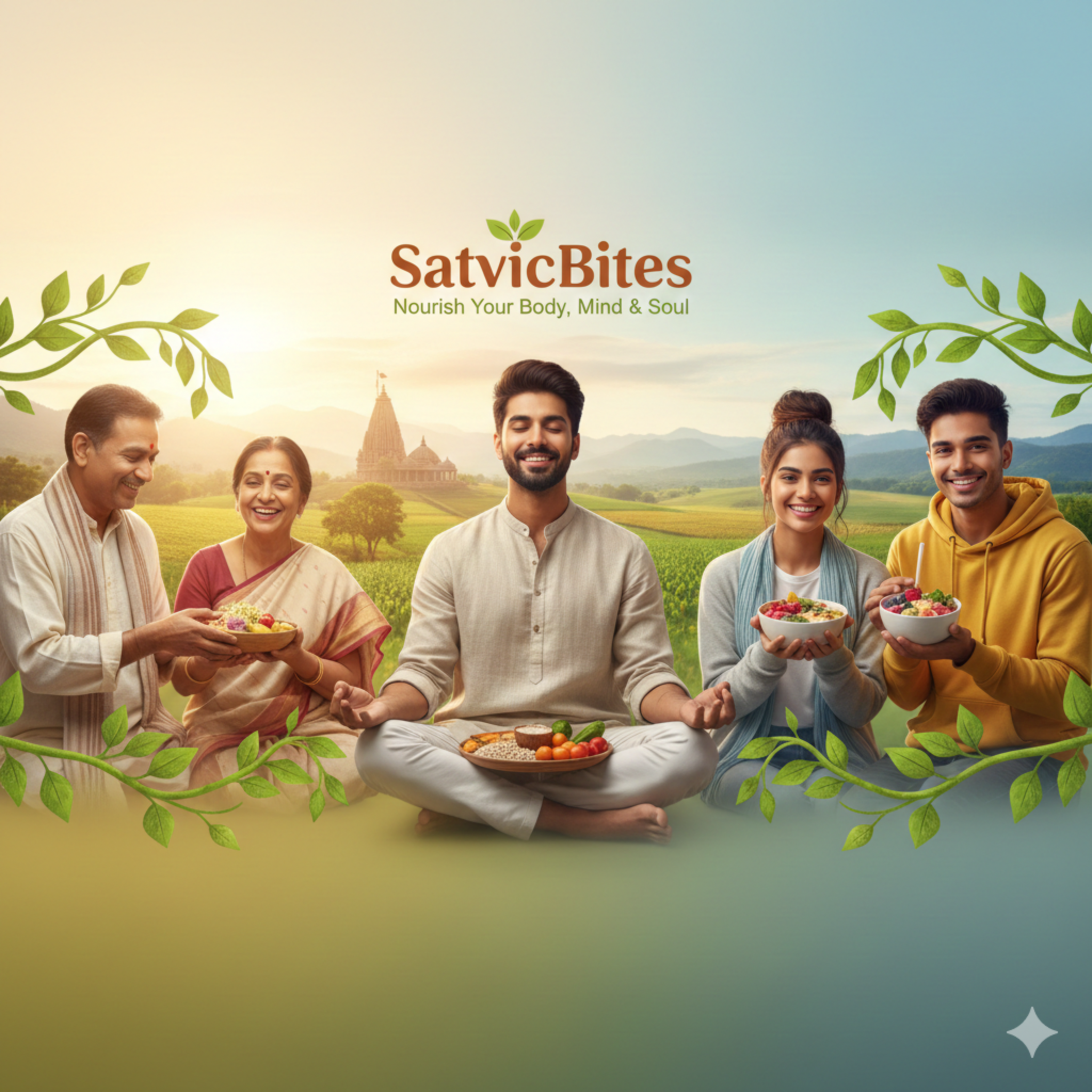 SatvicBites banner